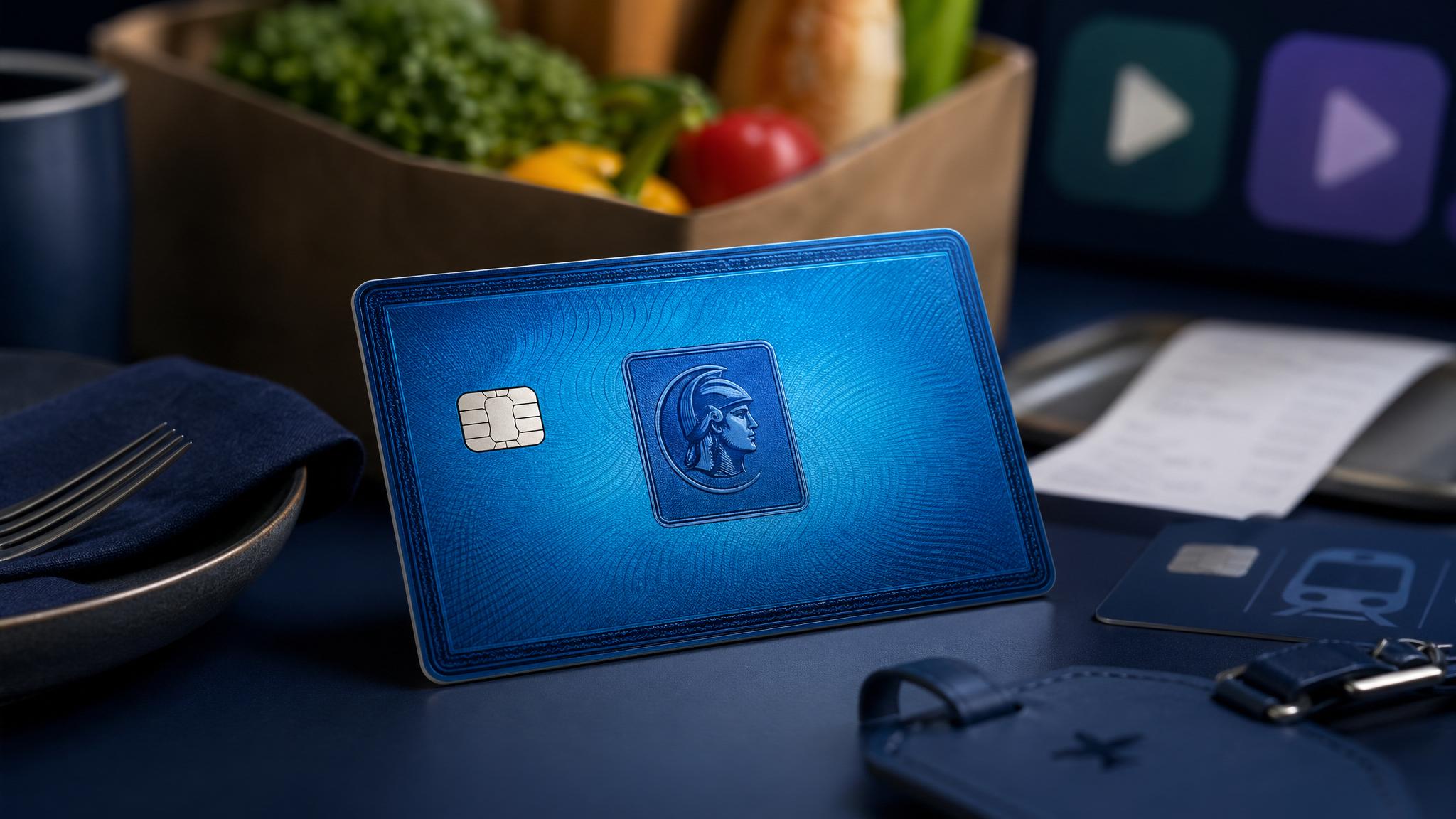 American Express Cobalt style credit card close-up for Canada review