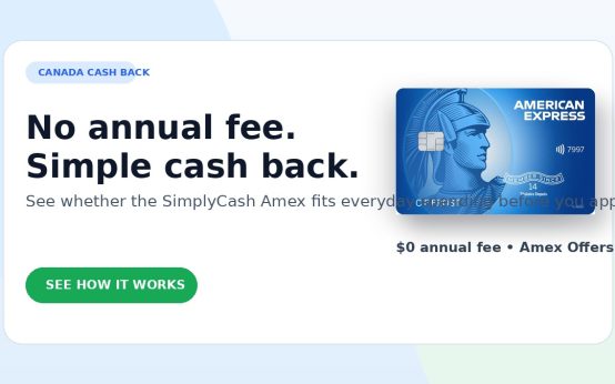 Clean SimplyCash American Express cash back review cover for Canadian readers